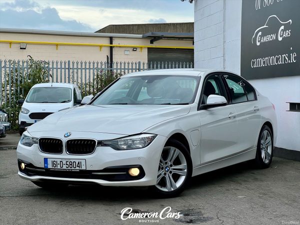 BMW 3-Series Saloon, Petrol Plug-in Hybrid, 2016, White