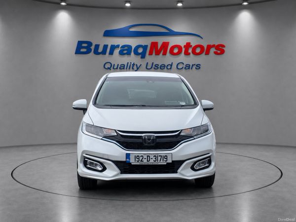 Honda Fit Hatchback, Petrol Hybrid, 2019, White
