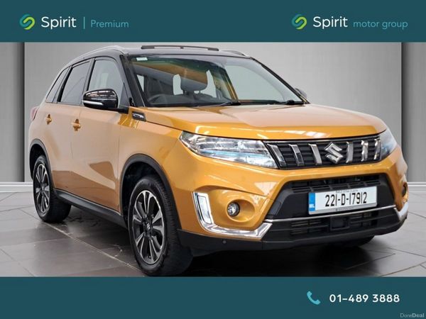Suzuki Vitara SUV, Petrol Hybrid, 2022, Yellow