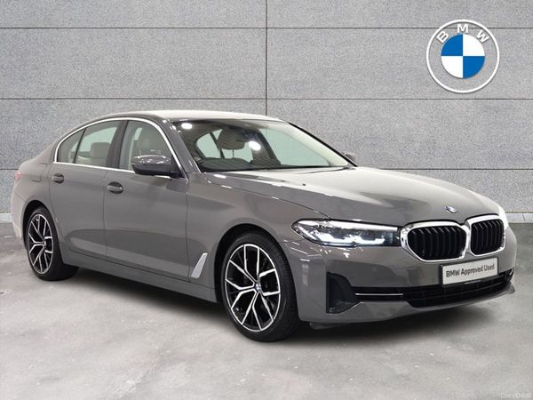 BMW 5-Series Saloon, Diesel Hybrid, 2022, Grey