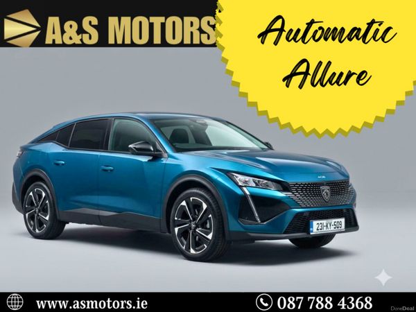 Peugeot 408 Hatchback, Petrol, 2023, Blue