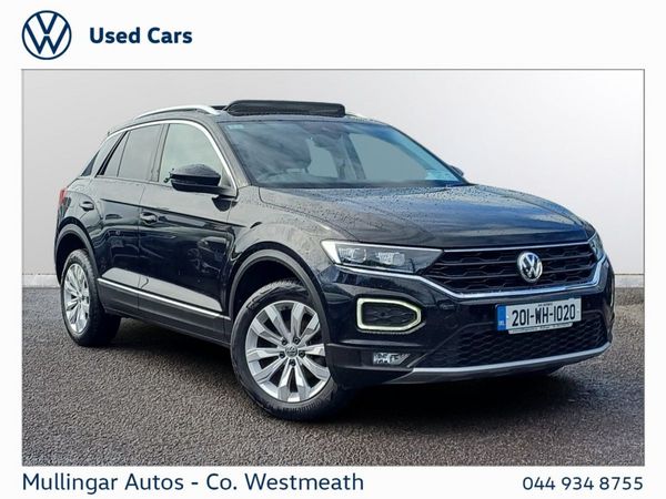 Volkswagen T-Roc SUV, Petrol, 2020, Black