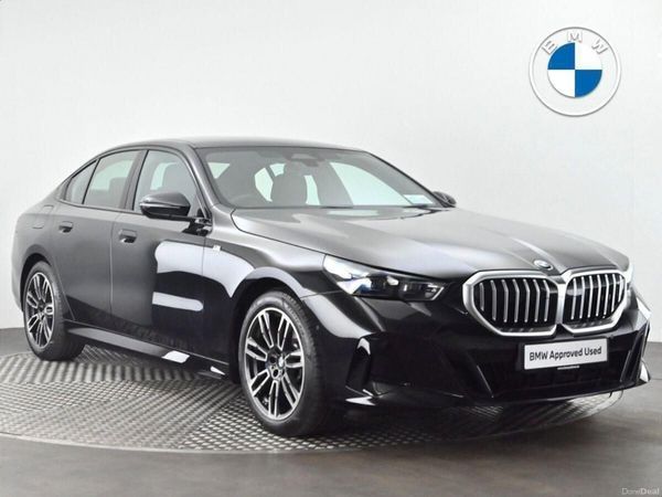 BMW 5-Series Saloon, Petrol, 2025, Black