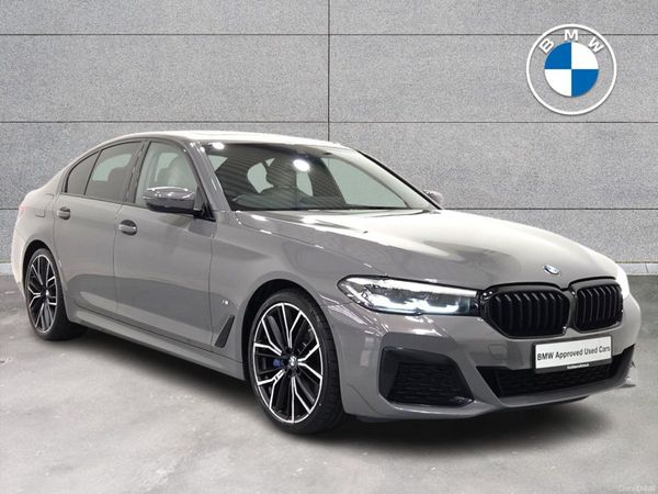 BMW 5-Series Saloon, Diesel Hybrid, 2022, Grey