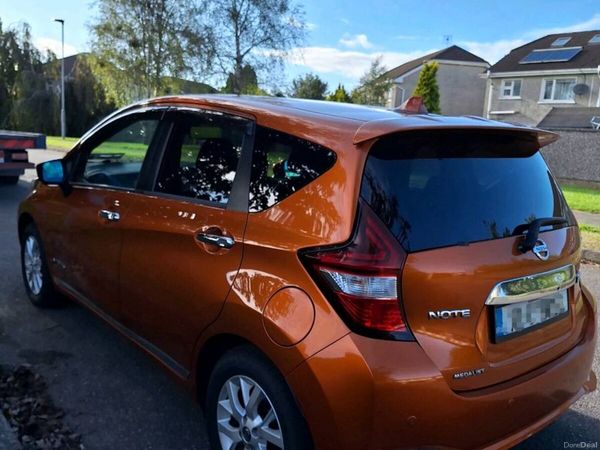 Nissan Note MPV, Petrol Hybrid, 2018, Orange