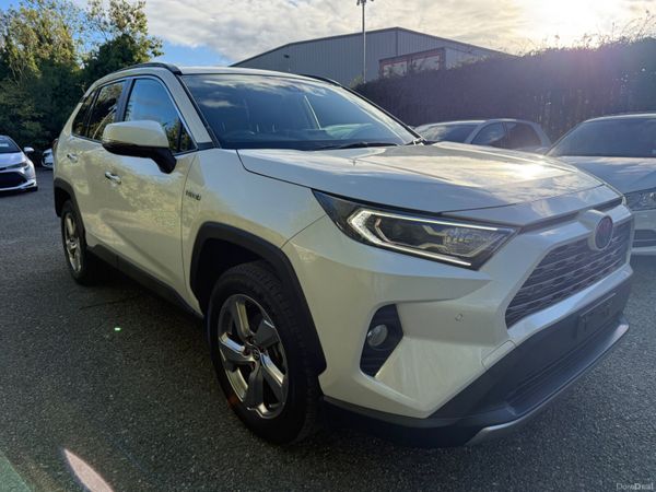 Toyota RAV4 SUV, Petrol Hybrid, 2020, White