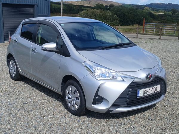 Toyota Vitz Hatchback, Petrol, 2018, Silver