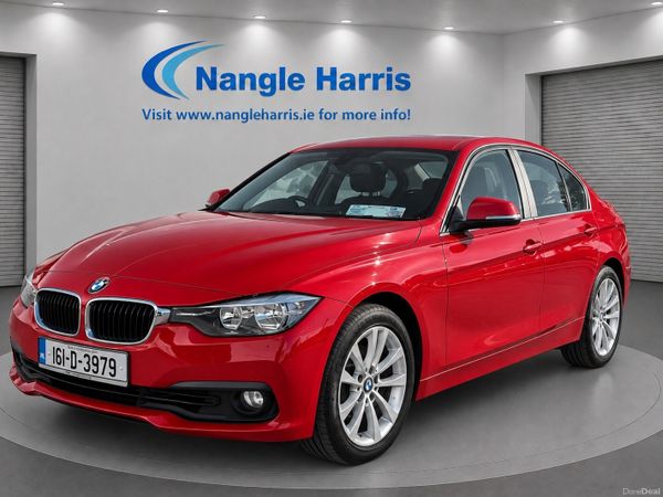 BMW 3-Series Saloon, Petrol, 2016, Red