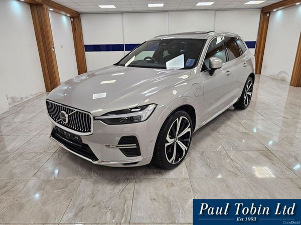 Volvo XC60 SUV, Petrol Plug-in Hybrid, 2025, Silver