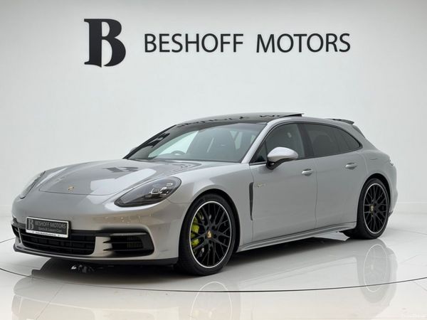 Porsche Panamera Estate, Petrol Plug-in Hybrid, 2018, Silver