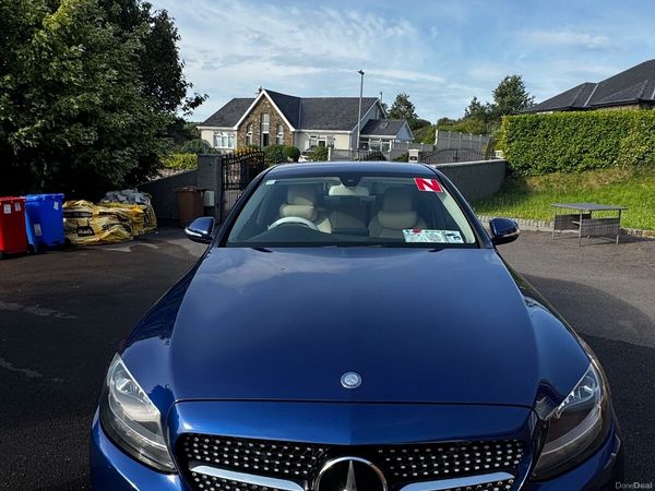 Mercedes-Benz C-Class Saloon, Diesel, 2014, Blue