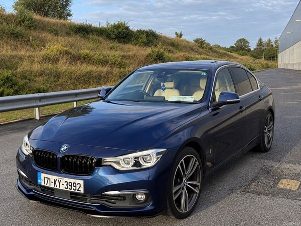 BMW 3-Series Saloon, Petrol Plug-in Hybrid, 2017, Blue