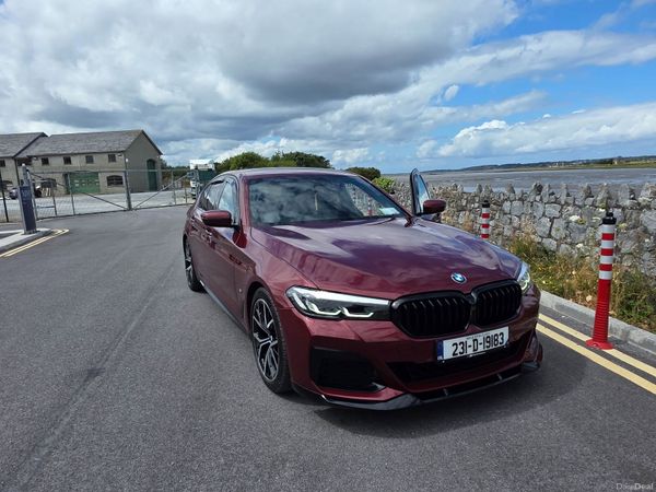 BMW 5-Series Saloon, Diesel, 2023, Red