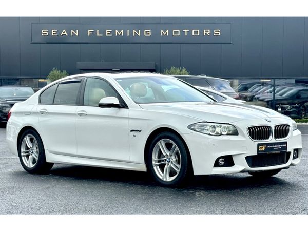 BMW 5-Series Saloon, Diesel, 2016, White