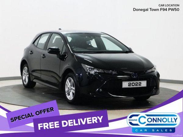 Toyota Corolla Hatchback, Petrol Hybrid, 2022, Black