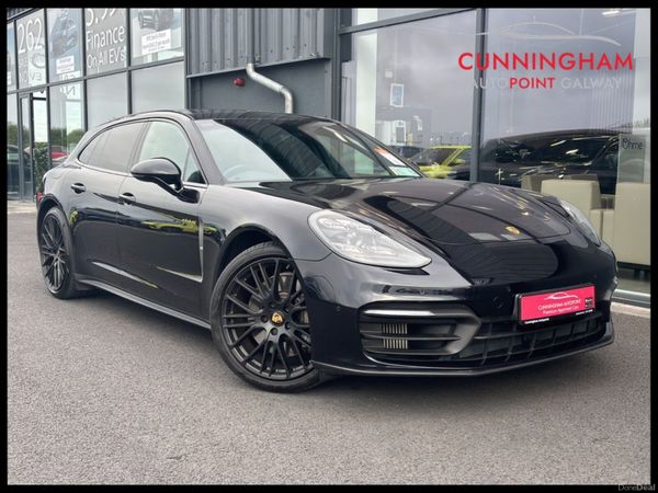 Porsche Panamera Estate, Petrol Plug-in Hybrid, 2022, Black