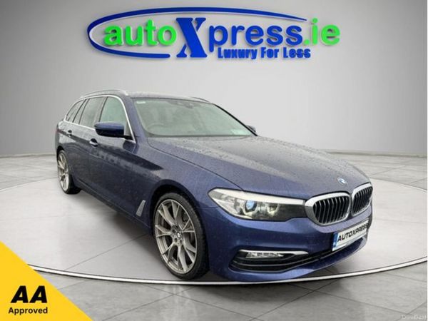 BMW 5-Series Estate, Diesel, 2018, Blue