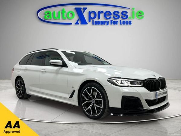 BMW 5-Series Estate, Diesel, 2022, White