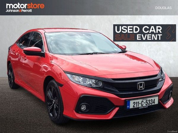 Honda Civic Hatchback, Petrol, 2021, Red