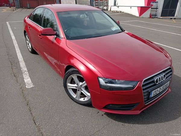 Audi A4 Saloon, Diesel, 2013, Red