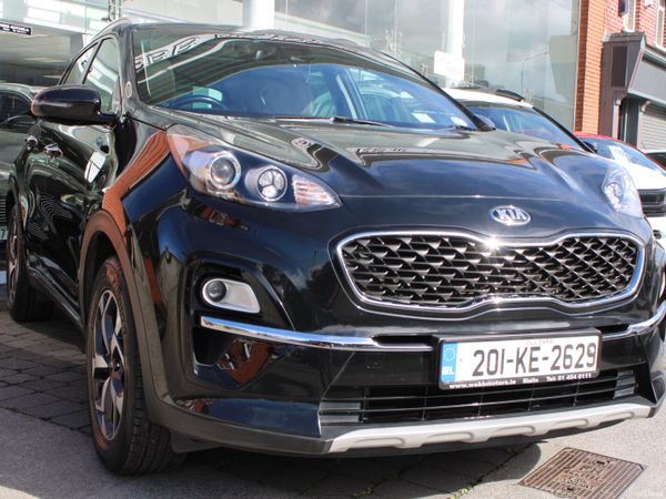 Kia Sportage SUV, Diesel Hybrid, 2020, Black