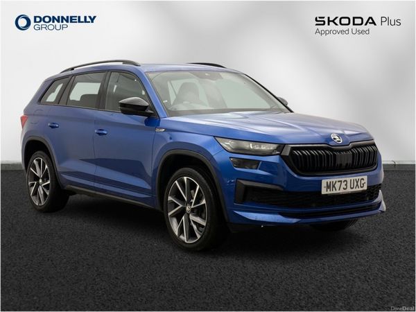 Skoda Kodiaq Estate, Petrol, 2023, Blue