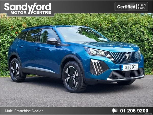 Peugeot 2008 SUV, Petrol Hybrid, 2026, Blue