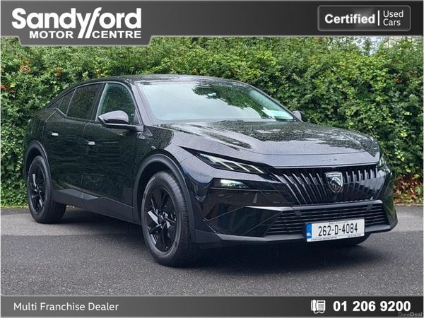 Peugeot 408 Hatchback, Petrol Hybrid, 2026, Black