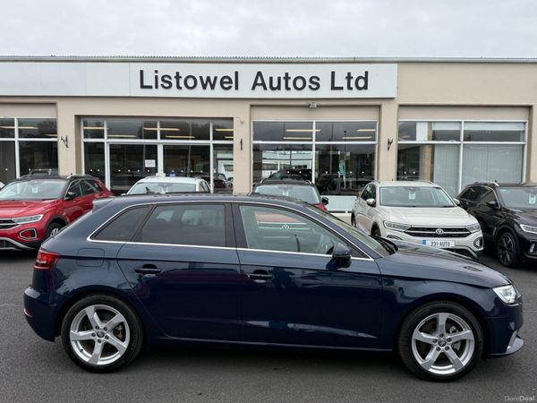 Audi A3 Hatchback, Petrol, 2018, Blue