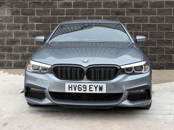BMW 5-Series Saloon, Diesel, 2019, Blue