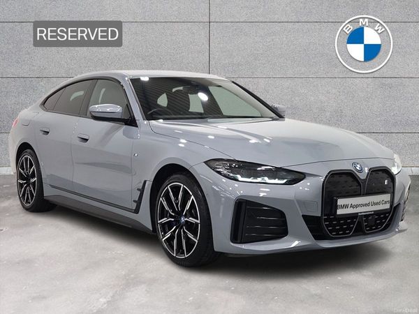 BMW i4 Hatchback, Electric, 2022, Grey