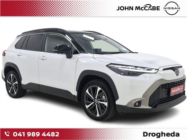 Toyota Corolla Cross SUV, Petrol Hybrid, 2024, White