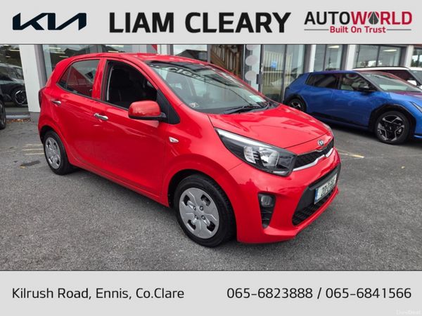 Kia Picanto Hatchback, Petrol, 2020, Red