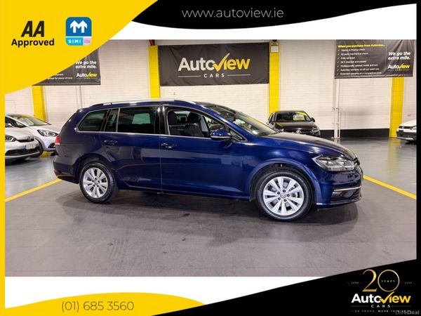 Volkswagen Golf Estate, Petrol, 2018, Blue