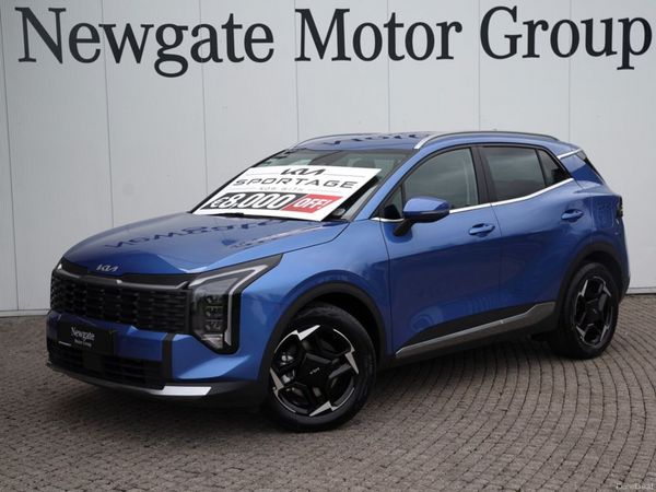 Kia Sportage SUV, Diesel Hybrid, 2026, Blue