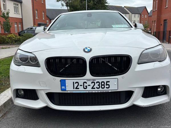 BMW 5-Series Saloon, Diesel, 2012, White