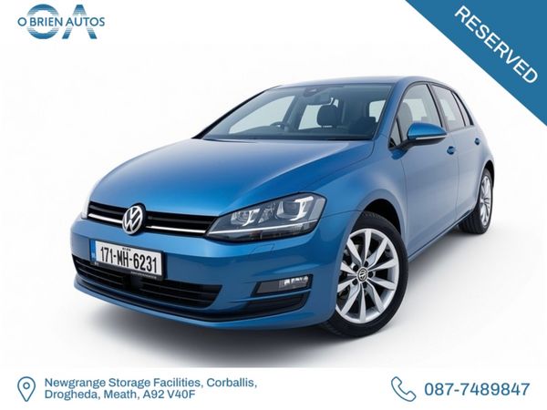 Volkswagen Golf Hatchback, Petrol, 2017, Blue