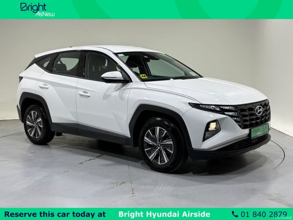 Hyundai Tucson MPV, Petrol Hybrid, 2021, White