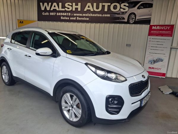 Kia Sportage Estate, Diesel, 2017, White