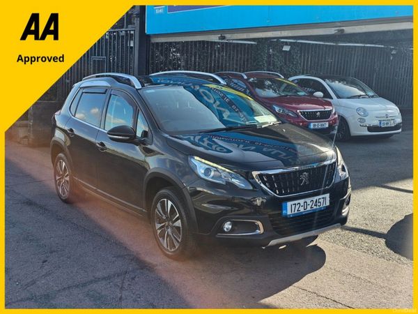 Peugeot 2008 Hatchback, Petrol, 2017, Black