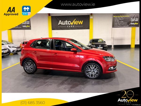 Volkswagen Polo Hatchback, Petrol, 2016, Red