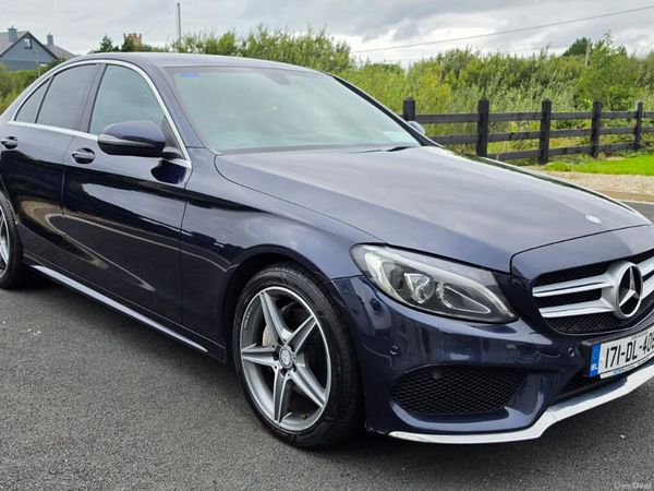 Mercedes-Benz C-Class Saloon, Diesel, 2017, Blue