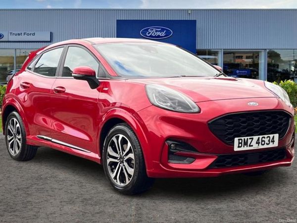 Ford Puma SUV, Petrol Hybrid, 2023, Red