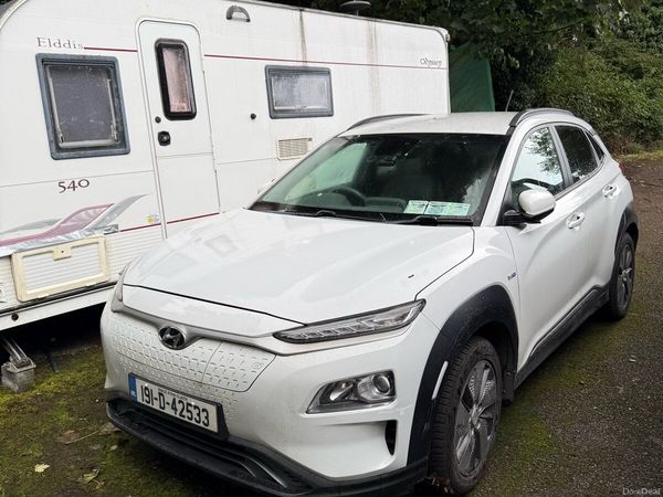 Hyundai KONA MPV, Electric, 2019, White