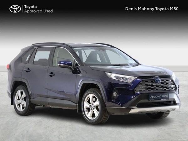 Toyota RAV4 SUV, Petrol Hybrid, 2021, Blue