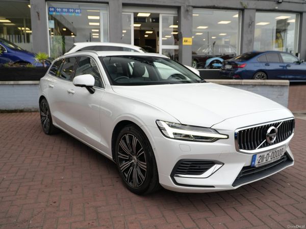 Volvo V60 Estate, Petrol Plug-in Hybrid, 2021, White