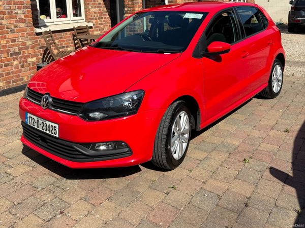 Volkswagen Polo Hatchback, Petrol, 2017, Red