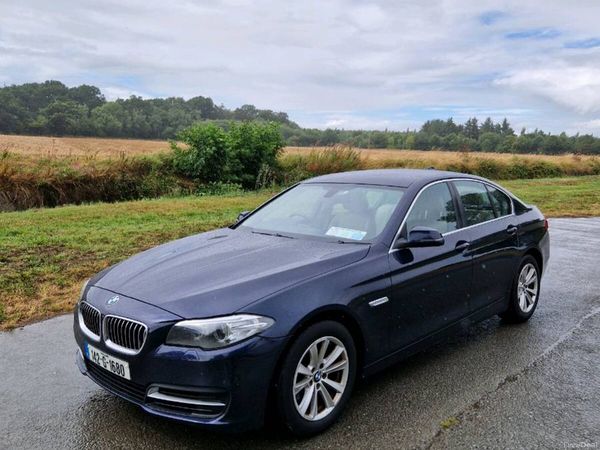 BMW 5-Series Saloon, Diesel, 2014, Blue