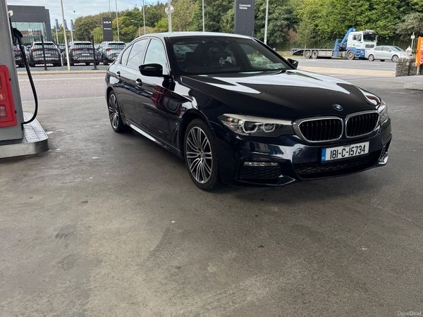 BMW 5-Series Saloon, Petrol Plug-in Hybrid, 2018, Black
