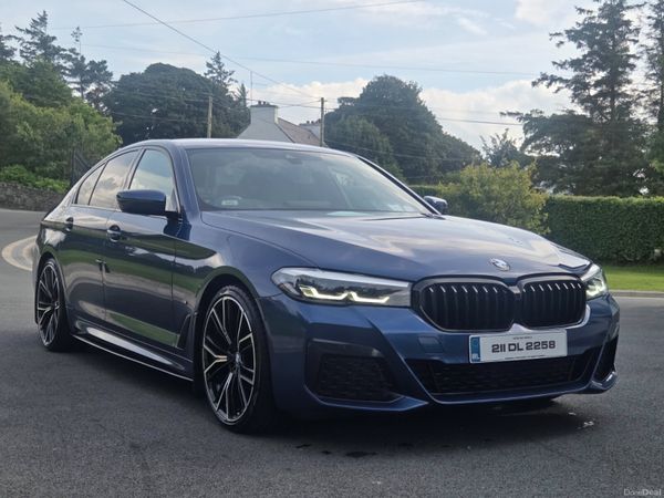 BMW 5-Series Saloon, Diesel, 2021, Blue